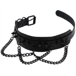 Joy Jewels Collier à pointes Piky Noir